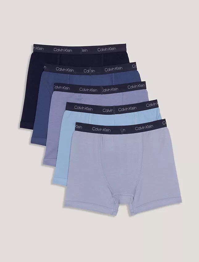 Conjunto de 5 Boxers justos para meninos Conjunto de 5 Boxers justos para meninos