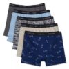 Conjunto de 5 Boxers justos para meninos Conjunto de 5 Boxers justos para meninos