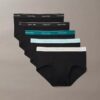 Conjunto de 5 cuecas slip clássicas de algodão Conjunto de 5 cuecas slip clássicas de algodão
