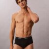 Conjunto de 5 cuecas slip clássicas de algodão Conjunto de 5 cuecas slip clássicas de algodão