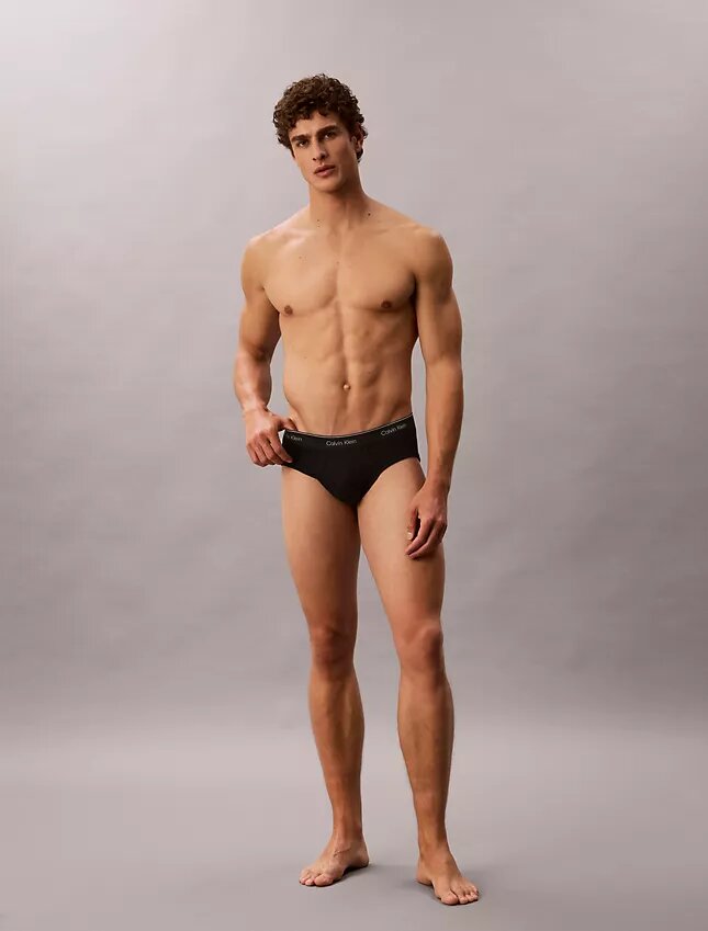 Conjunto de 5 cuecas slip clássicas de algodão Conjunto de 5 cuecas slip clássicas de algodão