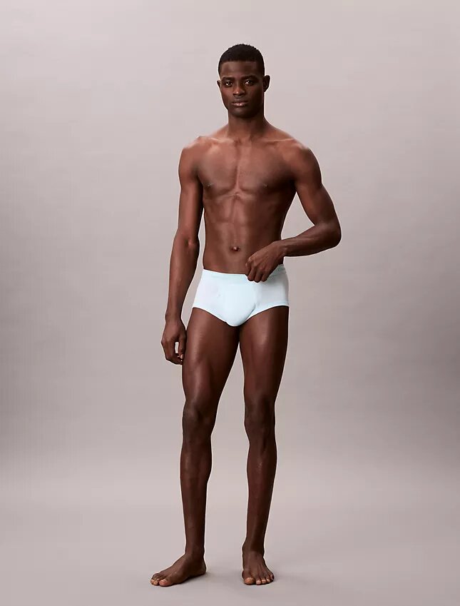 Conjunto de 5 cuecas slip clássicas de algodão Conjunto de 5 cuecas slip clássicas de algodão
