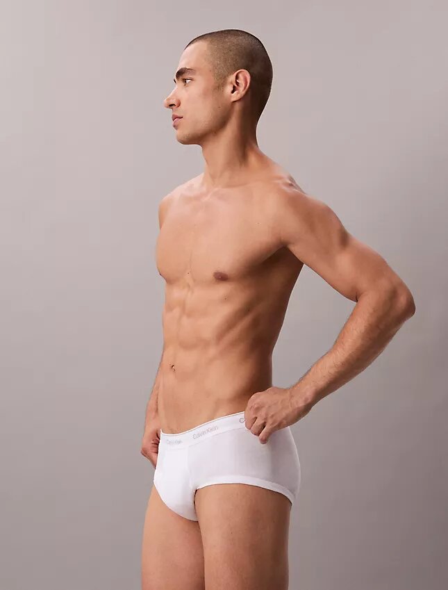 Conjunto de 5 cuecas slip clássicas de algodão Conjunto de 5 cuecas slip clássicas de algodão