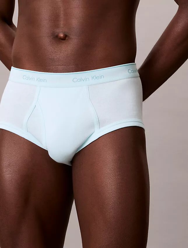 Conjunto de 5 cuecas slip clássicas de algodão Conjunto de 5 cuecas slip clássicas de algodão