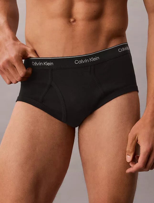 Conjunto de 5 cuecas slip clássicas de algodão Conjunto de 5 cuecas slip clássicas de algodão