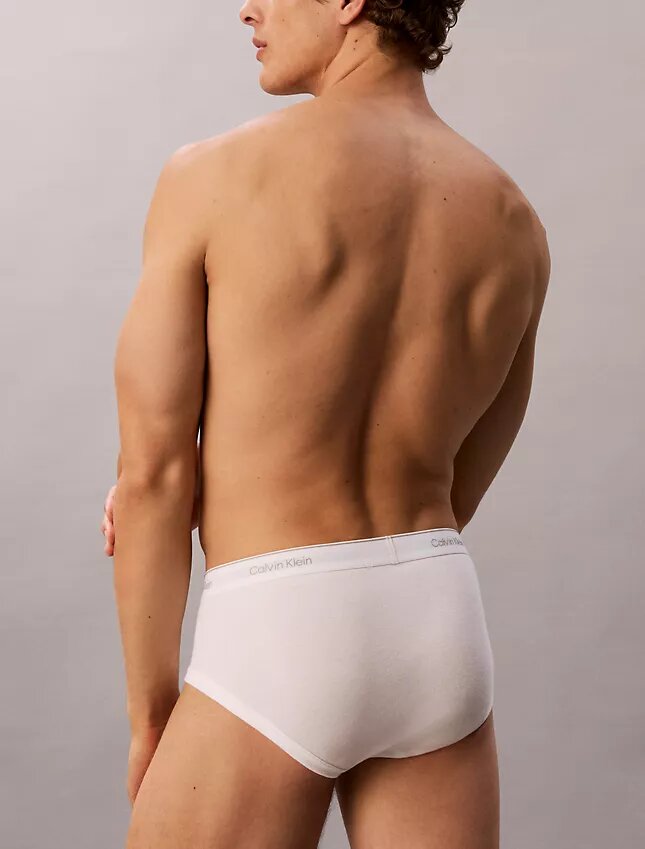 Conjunto de 5 cuecas slip clássicas de algodão Conjunto de 5 cuecas slip clássicas de algodão