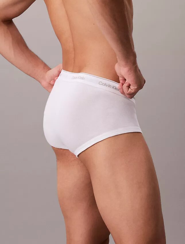 Conjunto de 5 cuecas slip clássicas de algodão Conjunto de 5 cuecas slip clássicas de algodão
