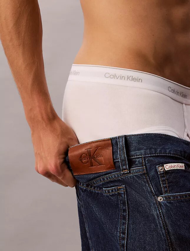 Conjunto de 5 cuecas slip clássicas de algodão Conjunto de 5 cuecas slip clássicas de algodão