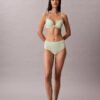 Conjunto de 5 cuecas slip de Bikini mistas sem costuras Bonded Flex