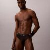 Conjunto de 5 cuecas slip de cintura baixa em Cotton Stretch Icon