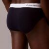 Conjunto de 5 cuecas slip de cintura baixa em Cotton Stretch Icon