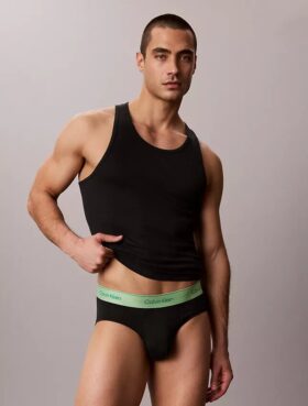 Conjunto de 5 cuecas slip justas Icon Cotton Stretch Pride