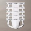 Conjunto de 5 jockstraps em Cotton Stretch Conjunto de 5 jockstraps em Cotton Stretch