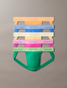Conjunto de 5 jockstraps Icon Cotton Stretch Pride