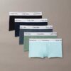 Conjunto de 5 Low Rise Trunks de algodão Cotton Stretch Icon