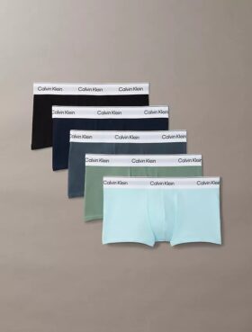Conjunto de 5 Low Rise Trunks de algodão Cotton Stretch Icon