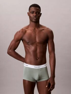 Conjunto de 5 Low Rise Trunks de algodão Cotton Stretch Icon