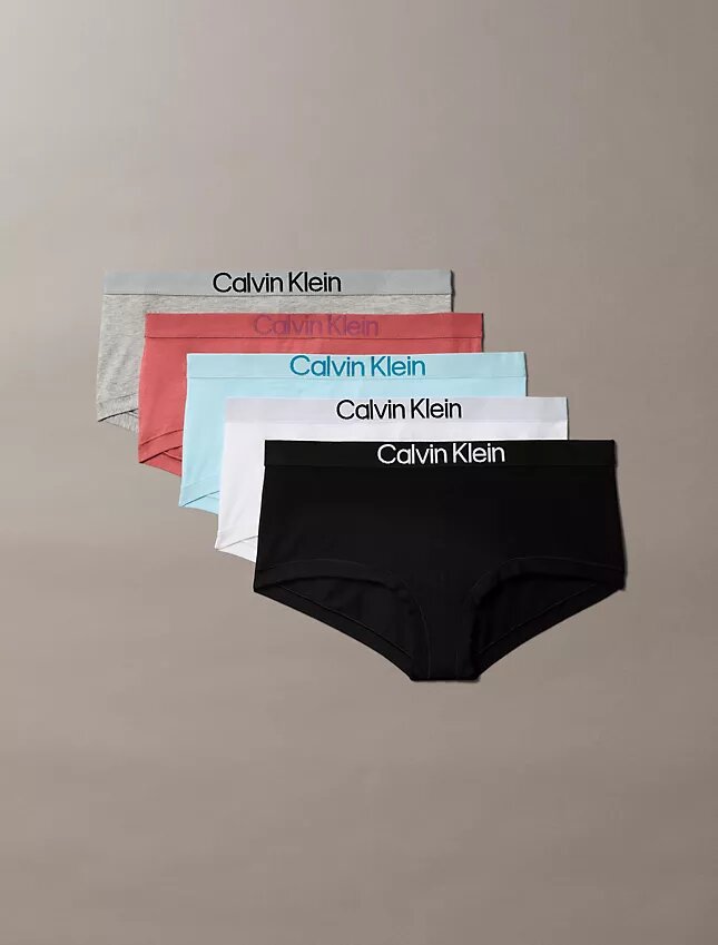 Conjunto de 5 tangas de Cotton Stretch extra macios Conjunto de 5 tangas de Cotton Stretch extra macios