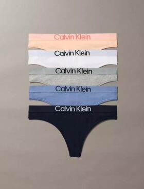 Conjunto de 5 Thongs Maximum Cotton