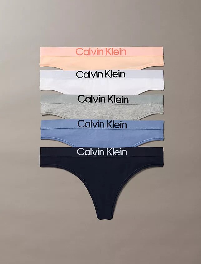 Conjunto de 5 Thongs Maximum Cotton Conjunto de 5 Thongs Maximum Cotton