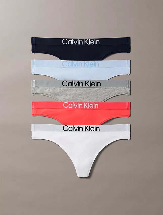 Conjunto de 5 Thongs Maximum Cotton Conjunto de 5 Thongs Maximum Cotton