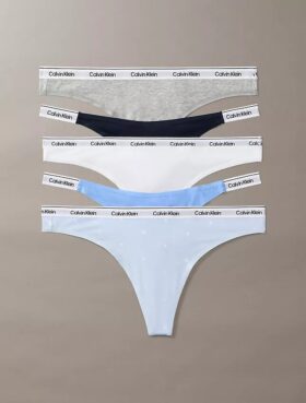 Conjunto de 5 Thongs mistas com logótipo Icon