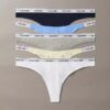 Conjunto de 5 Thongs mistas com logótipo Icon
