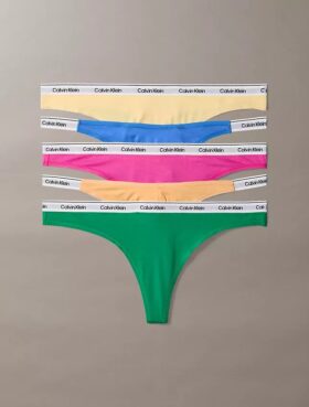 Conjunto de 5 Thongs mistas com logótipo Icon
