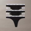 Conjunto de 5 Thongs mistas com logótipo Icon