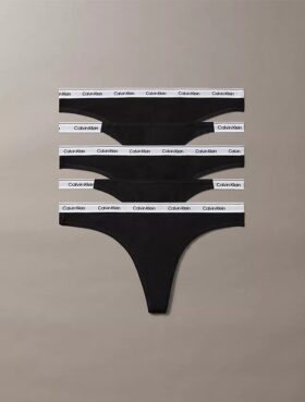 Conjunto de 5 Thongs mistas com logótipo Icon