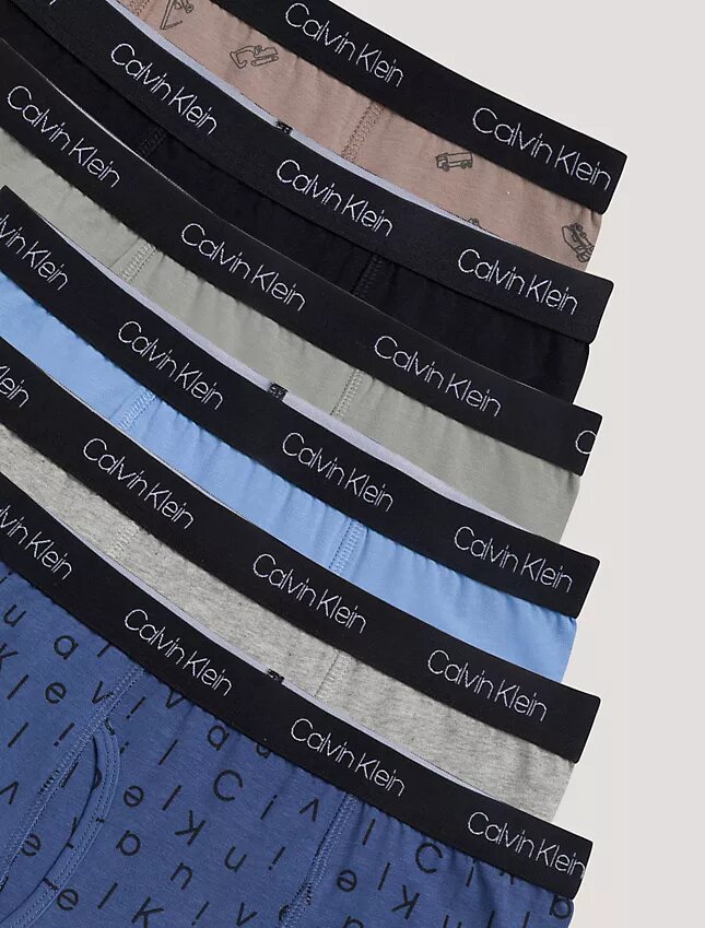 Conjunto de 6 Boxers justos em algodão Cotton Stretch para meninos Conjunto de 6 Boxers justos em algodão Cotton Stretch para meninos