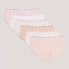 Conjunto de 6 cuecas Hipster em Cotton Stretch para meninas Conjunto de 6 cuecas Hipster em Cotton Stretch para meninas