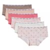 Conjunto de 6 cuecas Hipster em Cotton Stretch para meninas Conjunto de 6 cuecas Hipster em Cotton Stretch para meninas