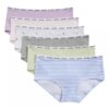 Conjunto de 6 cuecas Hipster em Cotton Stretch para meninas Conjunto de 6 cuecas Hipster em Cotton Stretch para meninas