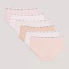 Conjunto de 6 cuecas Hipster em Cotton Stretch para meninas Conjunto de 6 cuecas Hipster em Cotton Stretch para meninas