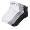 Conjunto de 6 pares de meias curtas sortidas Monologo Cushion em tecido felpudo desportivo