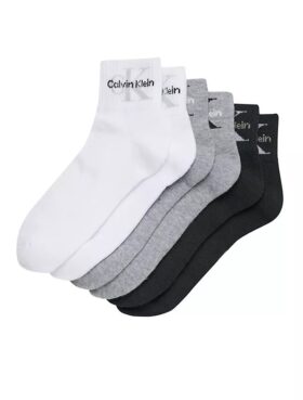 Conjunto de 6 pares de meias curtas sortidas Monologo Cushion em tecido felpudo desportivo