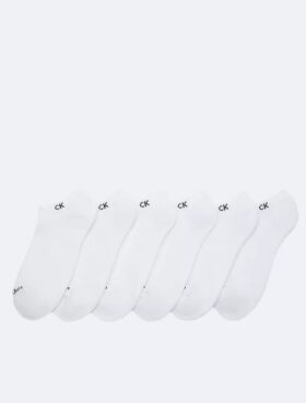 Conjunto de 6 pares de meias invisíveis almofadadas