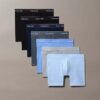 Conjunto de 7 Boxers justos Icon em Cotton Stretch