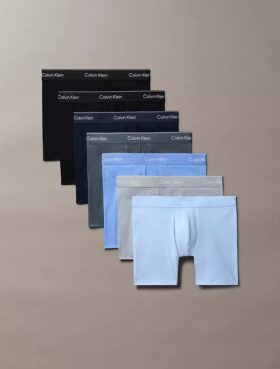 Conjunto de 7 Boxers justos Icon em Cotton Stretch