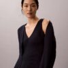 Conjunto de camisola e top em malha de algodão Conjunto de camisola e top em malha de algodão
