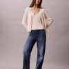 Conjunto de camisola e top em malha de algodão Conjunto de camisola e top em malha de algodão
