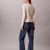 Conjunto de camisola e top em malha de algodão Conjunto de camisola e top em malha de algodão