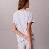 Conjunto de t-shirt e calções em mistura de viscose e algodão Conjunto de t-shirt e calções em mistura de viscose e algodão