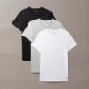 Cotton Classics – Conjunto de 3 T-shirts de Gola Redonda com Corte Clássico Cotton Classics – Conjunto de 3 T-shirts de Gola Redonda com Corte Clássico