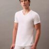 Cotton Classics Conjunto de 5 T-shirts de Gola em V com Corte Clássico Cotton Classics Conjunto de 5 T-shirts de Gola em V com Corte Clássico