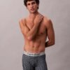 Cueca Boxer Brief elástica em microfibra escovada Cueca Boxer Brief elástica em microfibra escovada