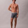 Cueca Boxer Brief elástica em microfibra escovada Cueca Boxer Brief elástica em microfibra escovada