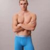 Cueca Boxer Brief elástica em microfibra escovada Cueca Boxer Brief elástica em microfibra escovada
