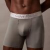 Cueca Boxer Brief elástica em microfibra escovada Cueca Boxer Brief elástica em microfibra escovada